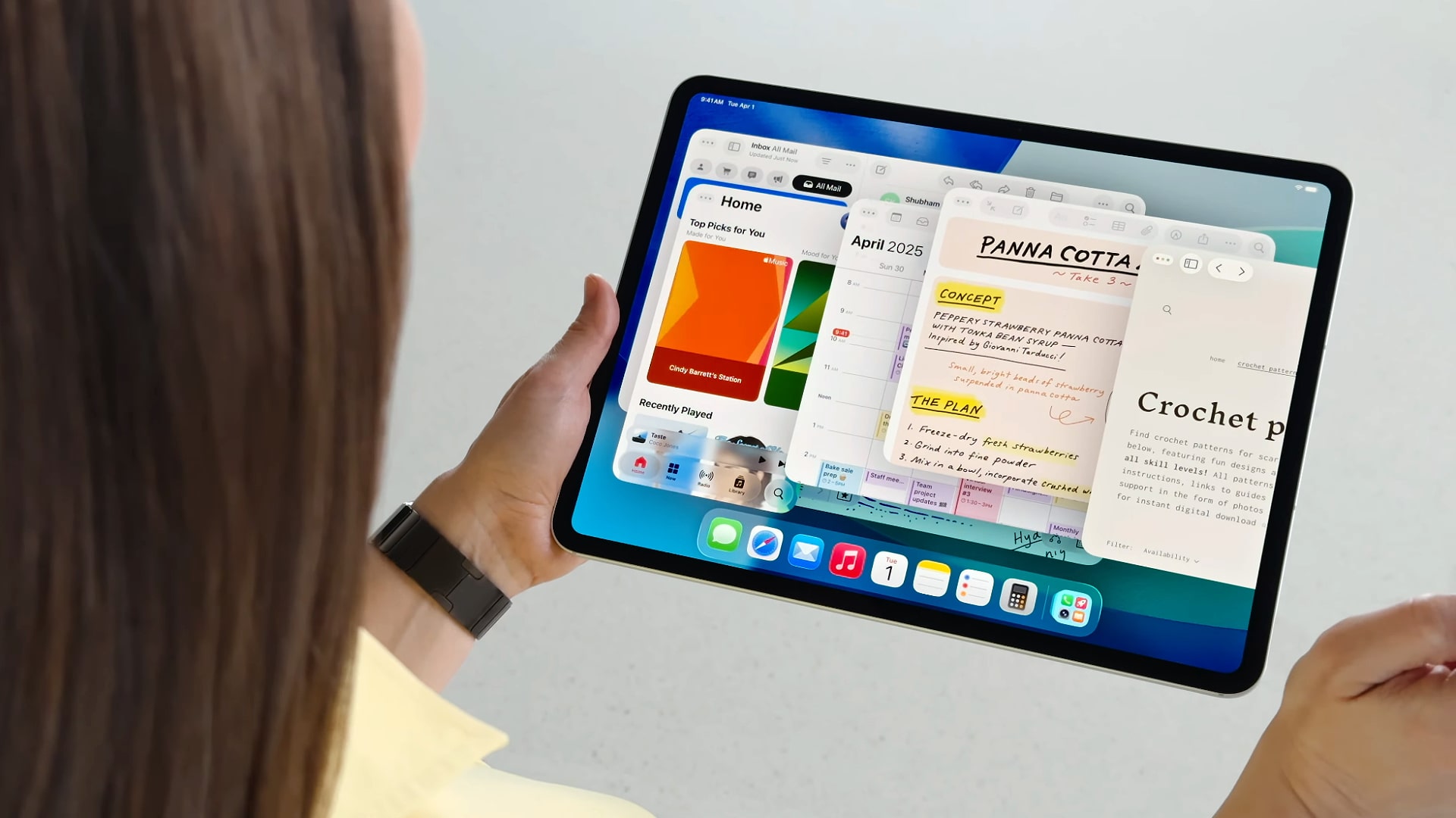 iPadOS 26 being introduced at Apple&#039;s Worldwide Developers Conference (WWDC) in June 2025.