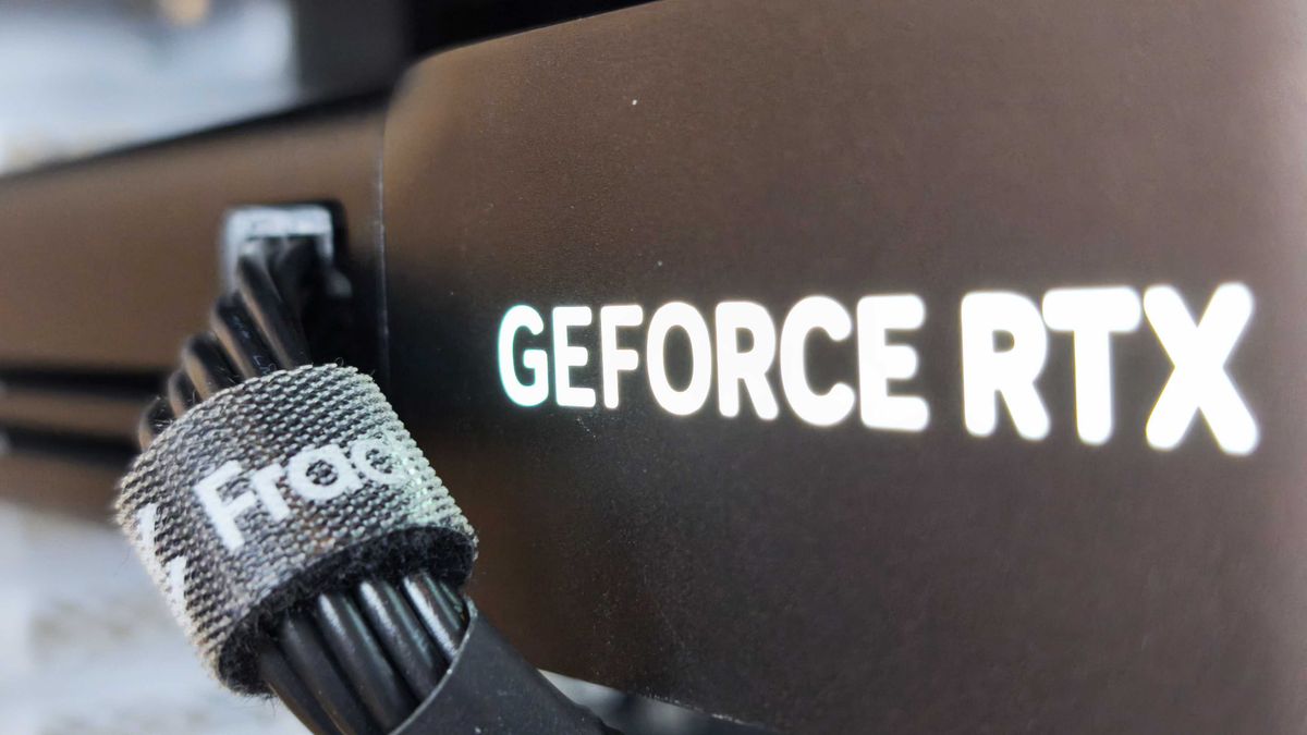 An NVIDIA GeForce RTX 5090 FE graphics card