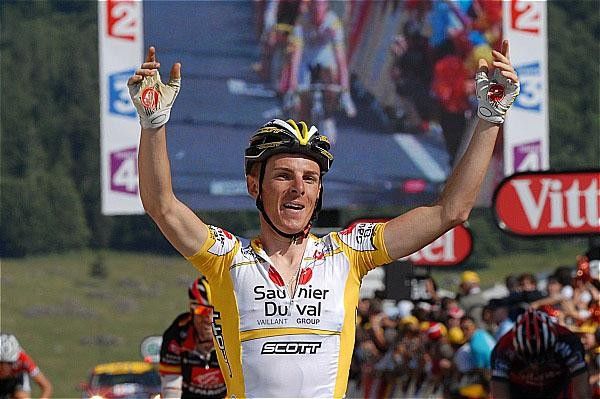 Riccardo Ricc&ograve; takes his first Tour stage win.