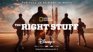 The poster for "The Right Stuff" on Disney+.
