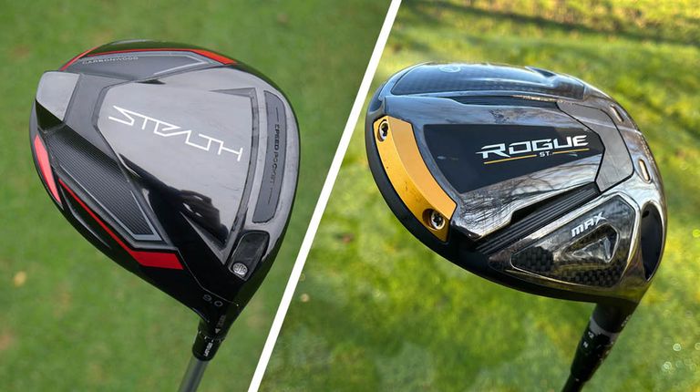 The TaylorMade Stealth and Callaway Rogue ST Max drivers, TaylorMade Stealth vs Callaway Rogue ST Max Driver