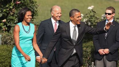 Barack & Michelle Obama & Joe Biden