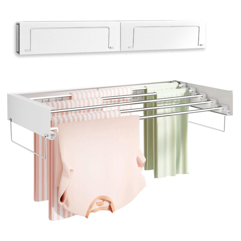 Vikaqi Wall Mounted Clothes Drying Rack