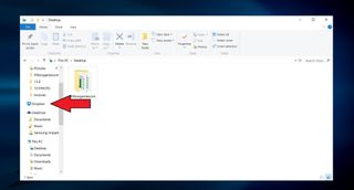 Dropbox sync on Windows 10