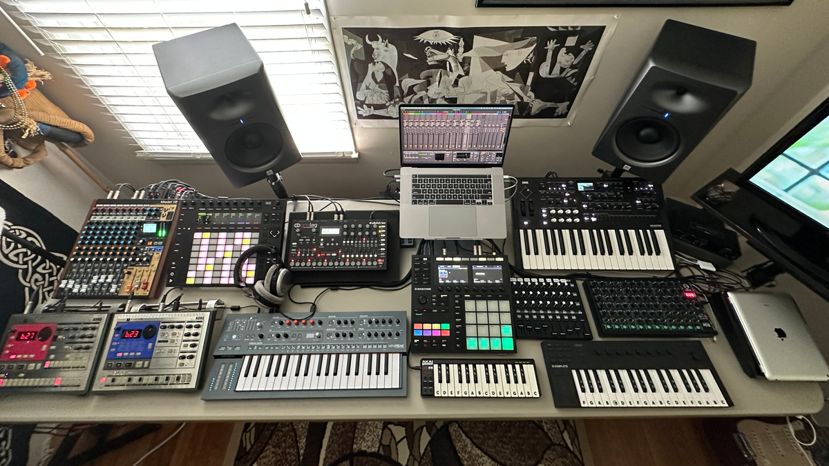 Show Us Your Studio #9: "I use Ableton and Maschine as glorified grooveboxes on steroids - it's endless fun and inspiration!"