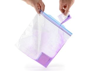 Galaxy Z Flip Inside Purple Dust Bag
