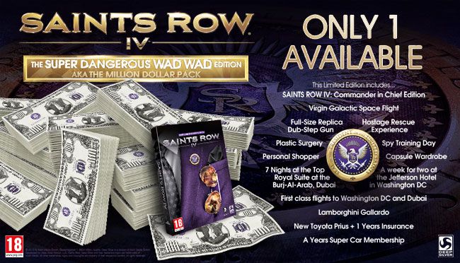SAINTS ROW　FIRST EDITION PREMERA EDICION first time seeing this pack has SR3 pre order code : r/SaintsRow