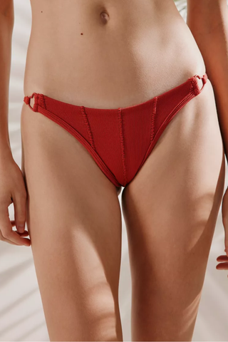 2024 Swim Trends | Out From Under Heart of Gold Seamless Bikini Bottom