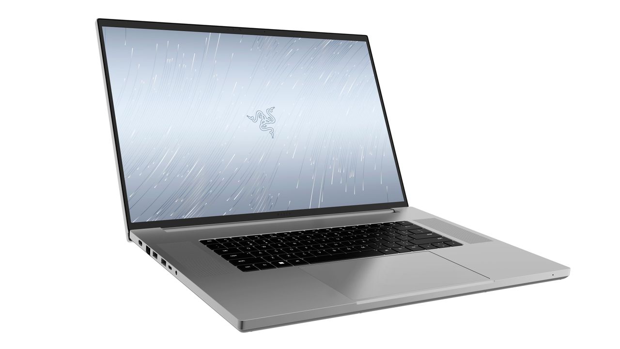 Renders of the Razer Blade 18 Mercury edition gaming laptop.