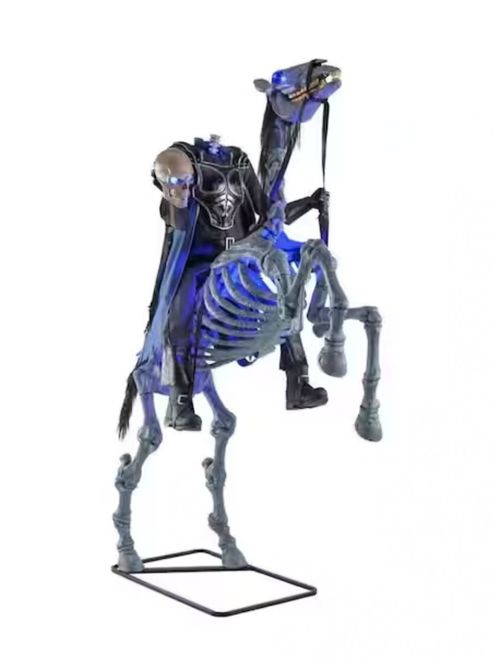 5-ft Grave & Bones Animated Knight Frostbane