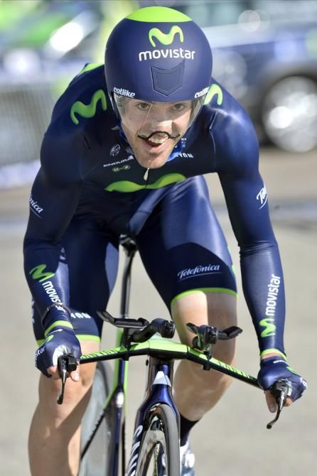 Jon Izagirre (Movistar) powers to a 3rd place result in the Ruta del Sol prologue time trial