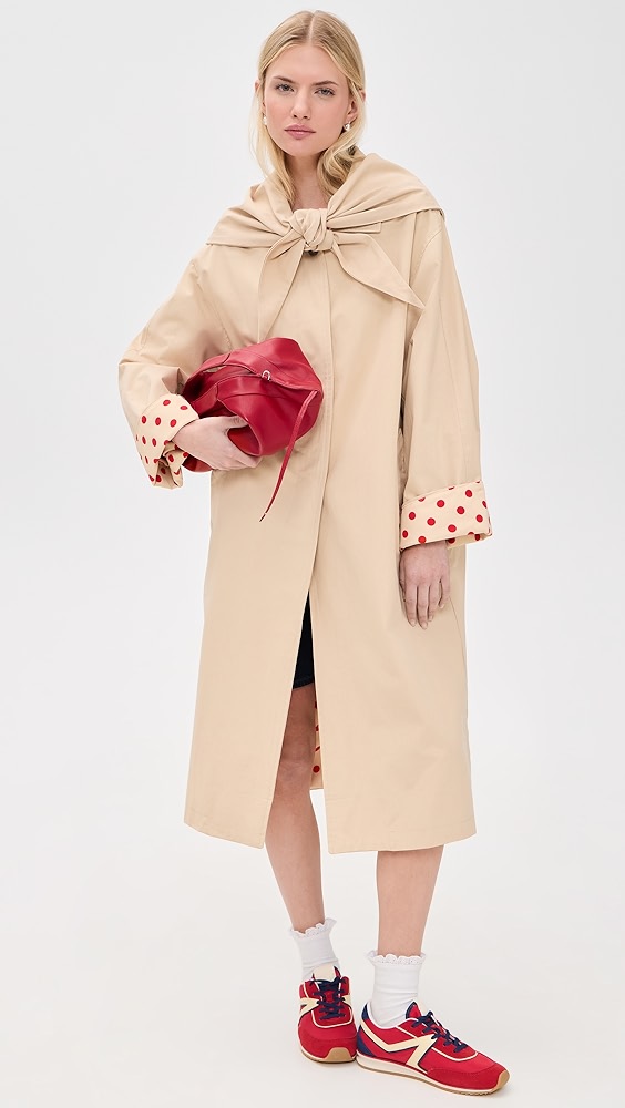 Lisa Says Gah Olson Trench Coat