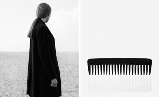 Left, German photography duo We Have Seen shot the campaign. Right, black hair comb