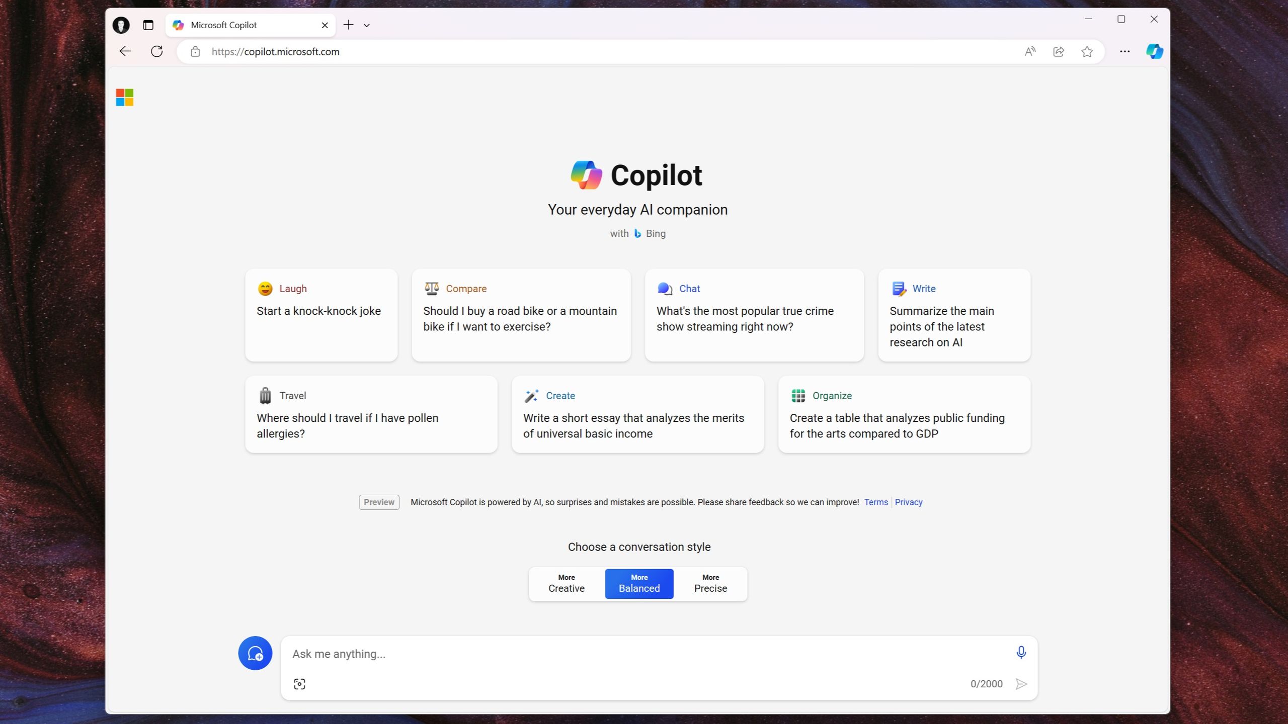 Microsoft launches Copilot web app, bringing the AI assistant to any ...