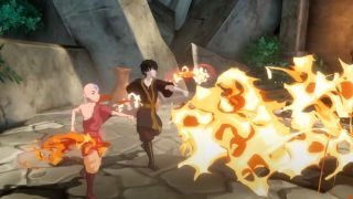 A scene from the game, Avatar: The Last Airbender: Quest for Balance