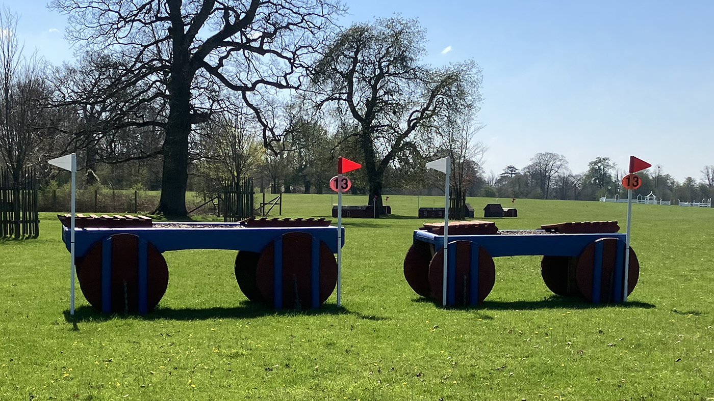 Fence 13 on the Badminton grassroots cross-country course