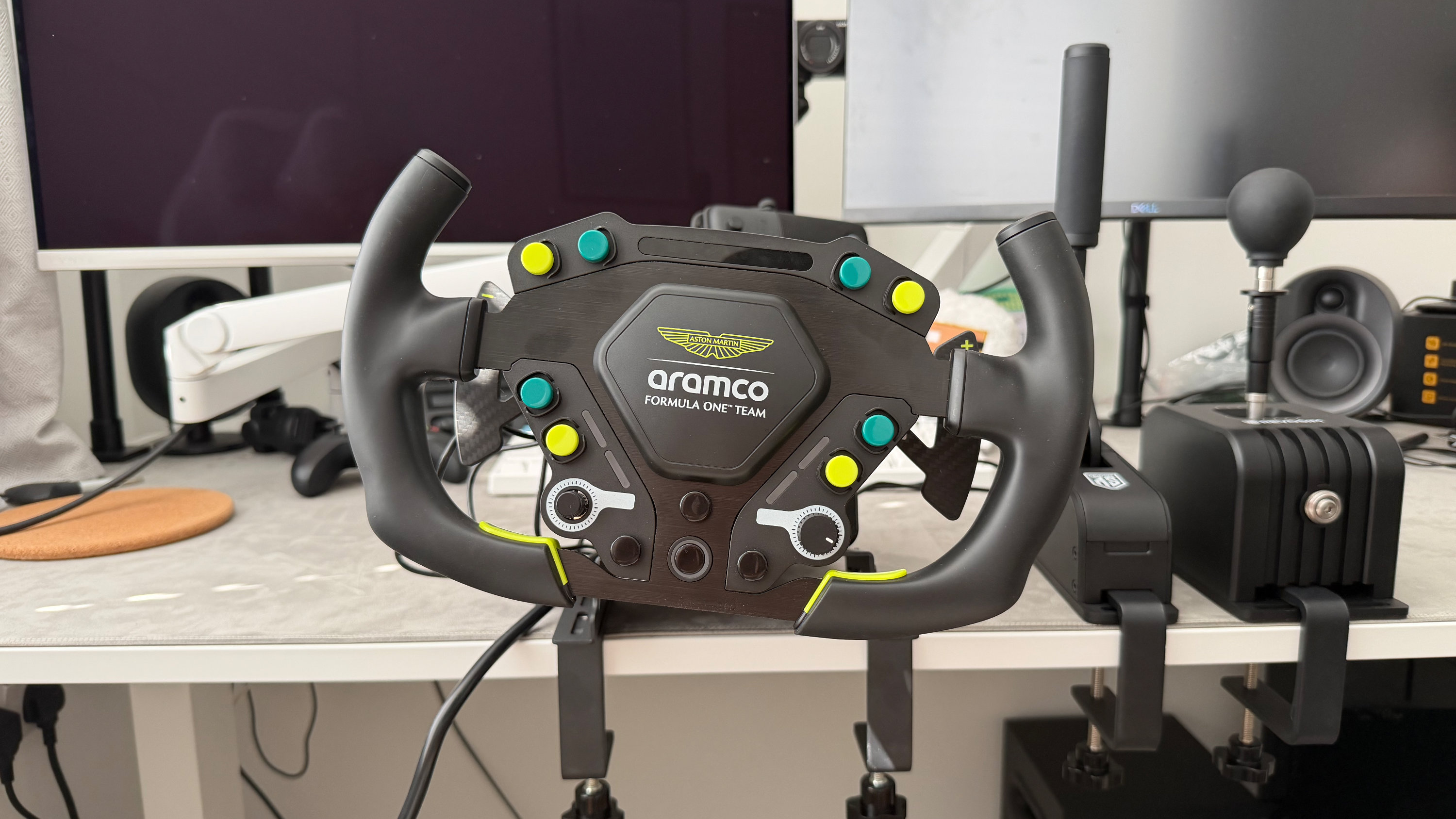The Nacon Revosim Aston Martin expansion Formula wheel