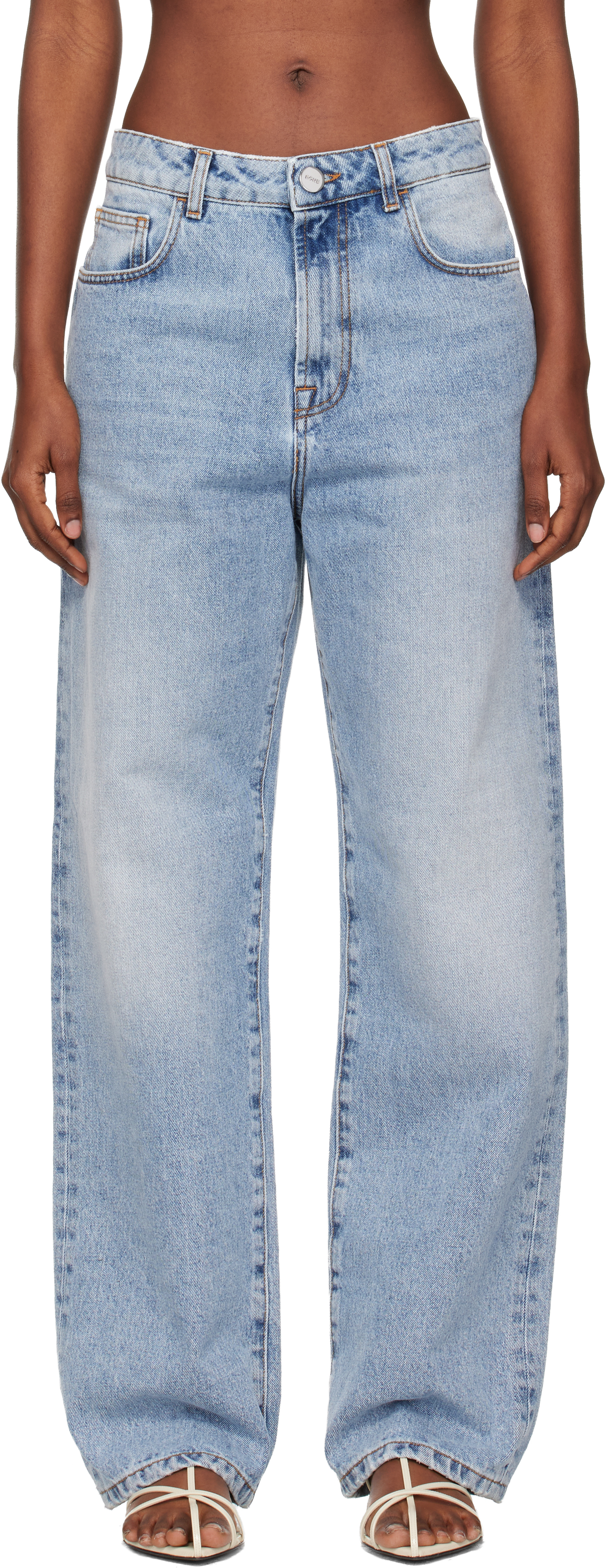 Blue Baggy Fit Jeans