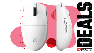 The MCHOSE G3 V2 Wireless Gaming Mouse floats in a void.