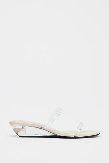 Vinyl Wedge Sandals