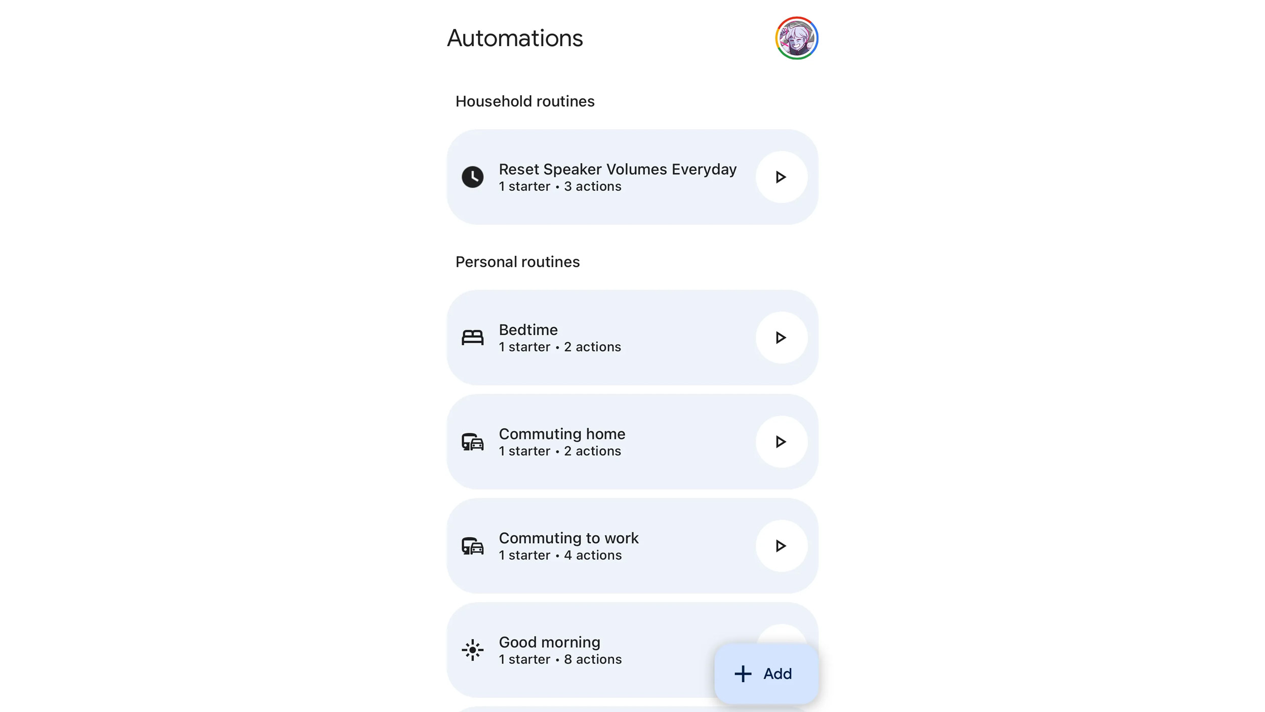 Google Home wellness info