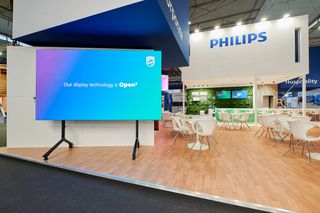 A display shines bright at the PPDS ISE 2024 stand.