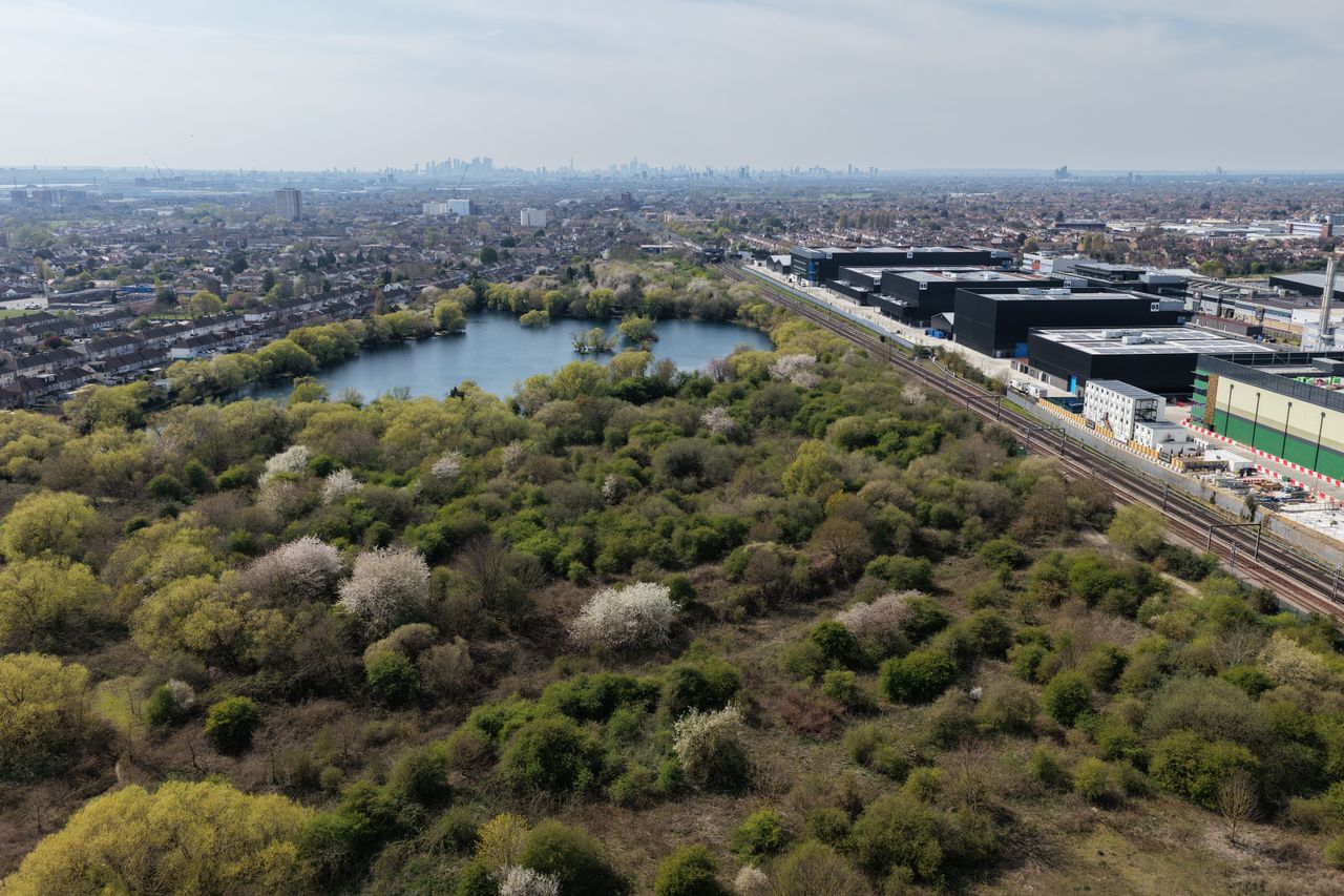 Barking, London aerial photos