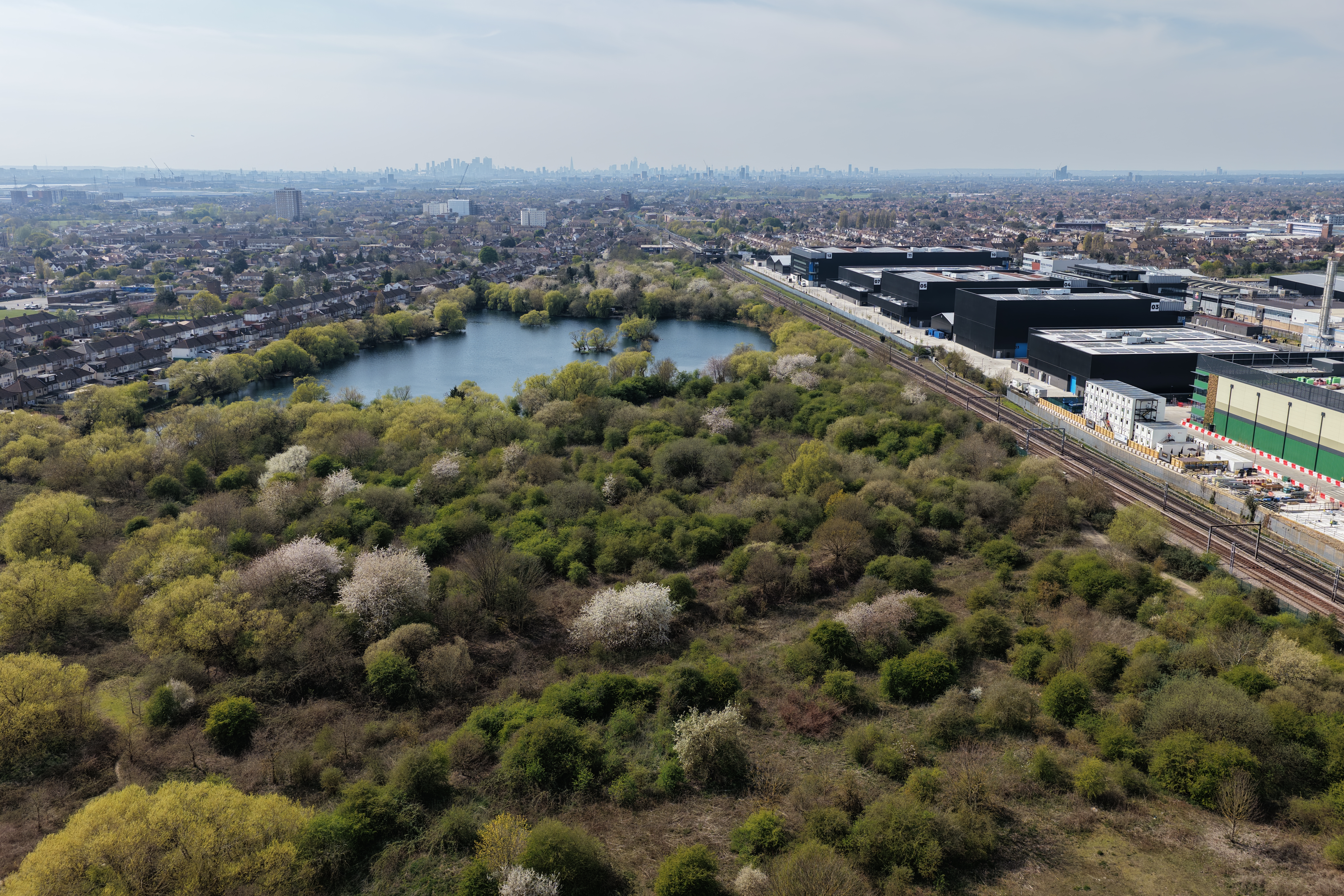 Barking, London aerial photos