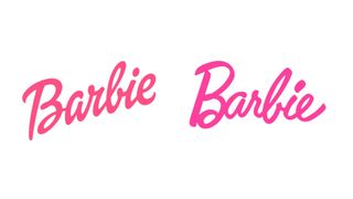 Two Barbie logos