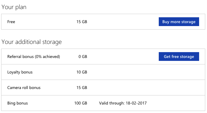 Bing OneDrive