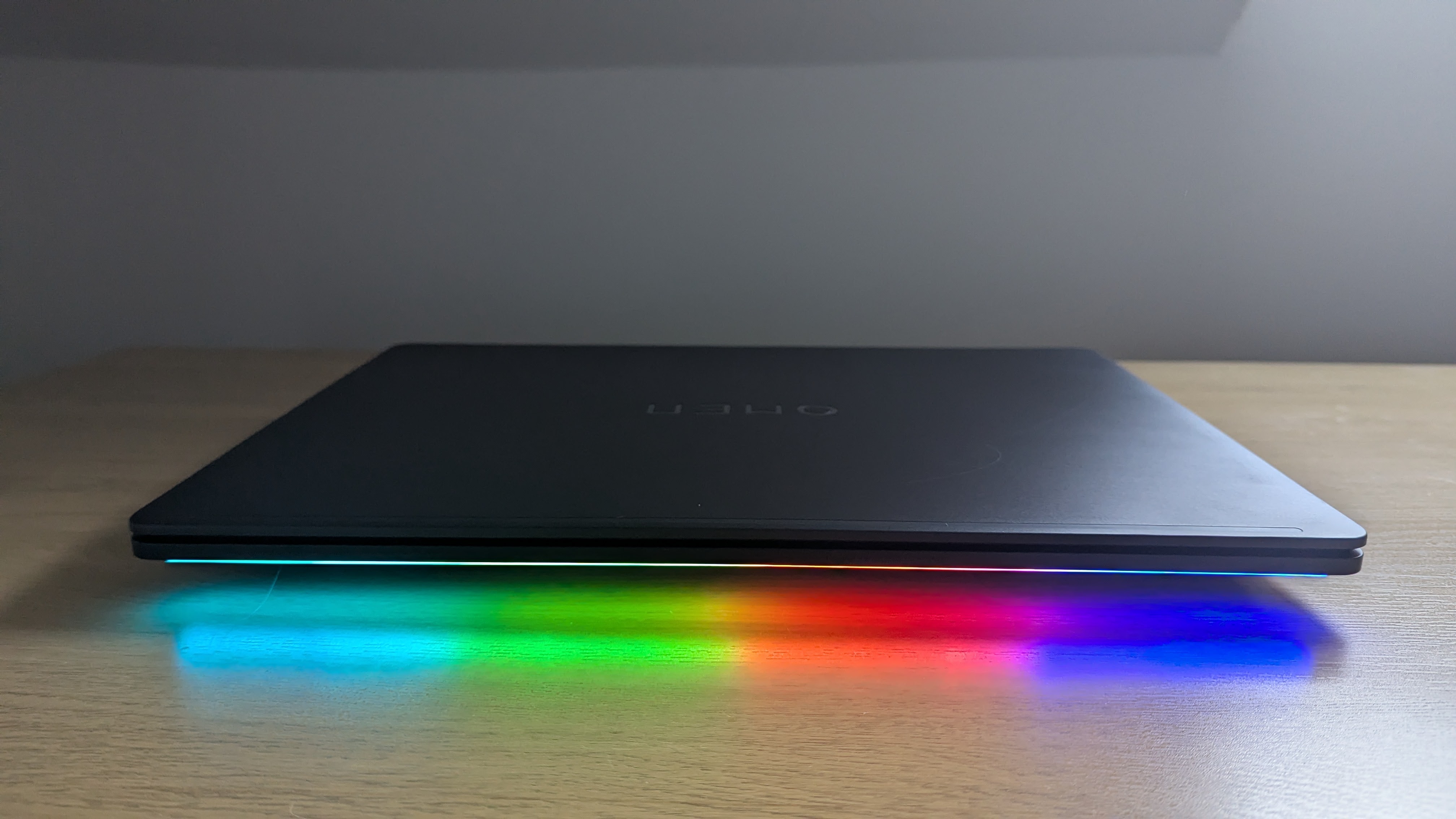 HP Omen Max 16 on a wooden desk