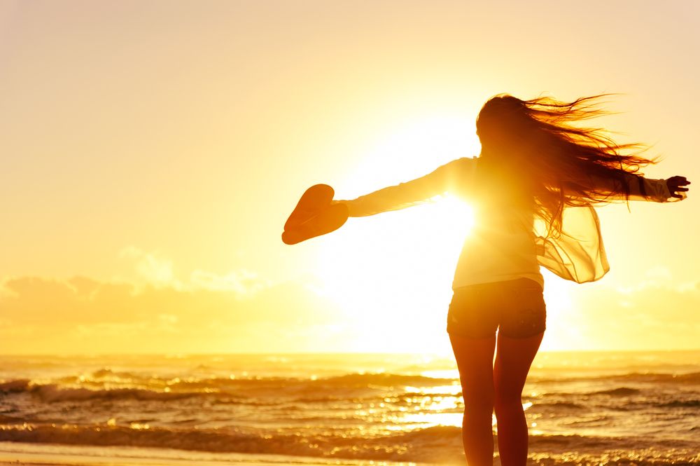 girl at beach