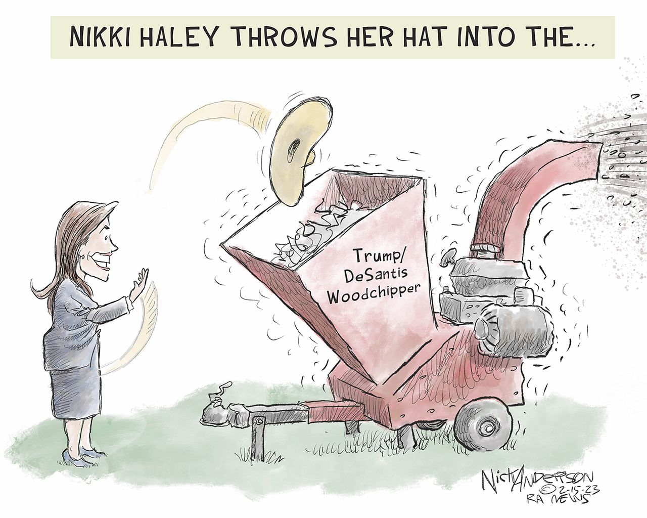 Political cartoon 