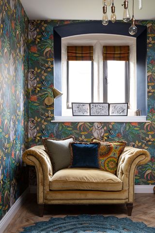 Colour and pattern are a feature of Nicola and Jonathan Ash’s former school house in Nunthorpe, Middlesborough