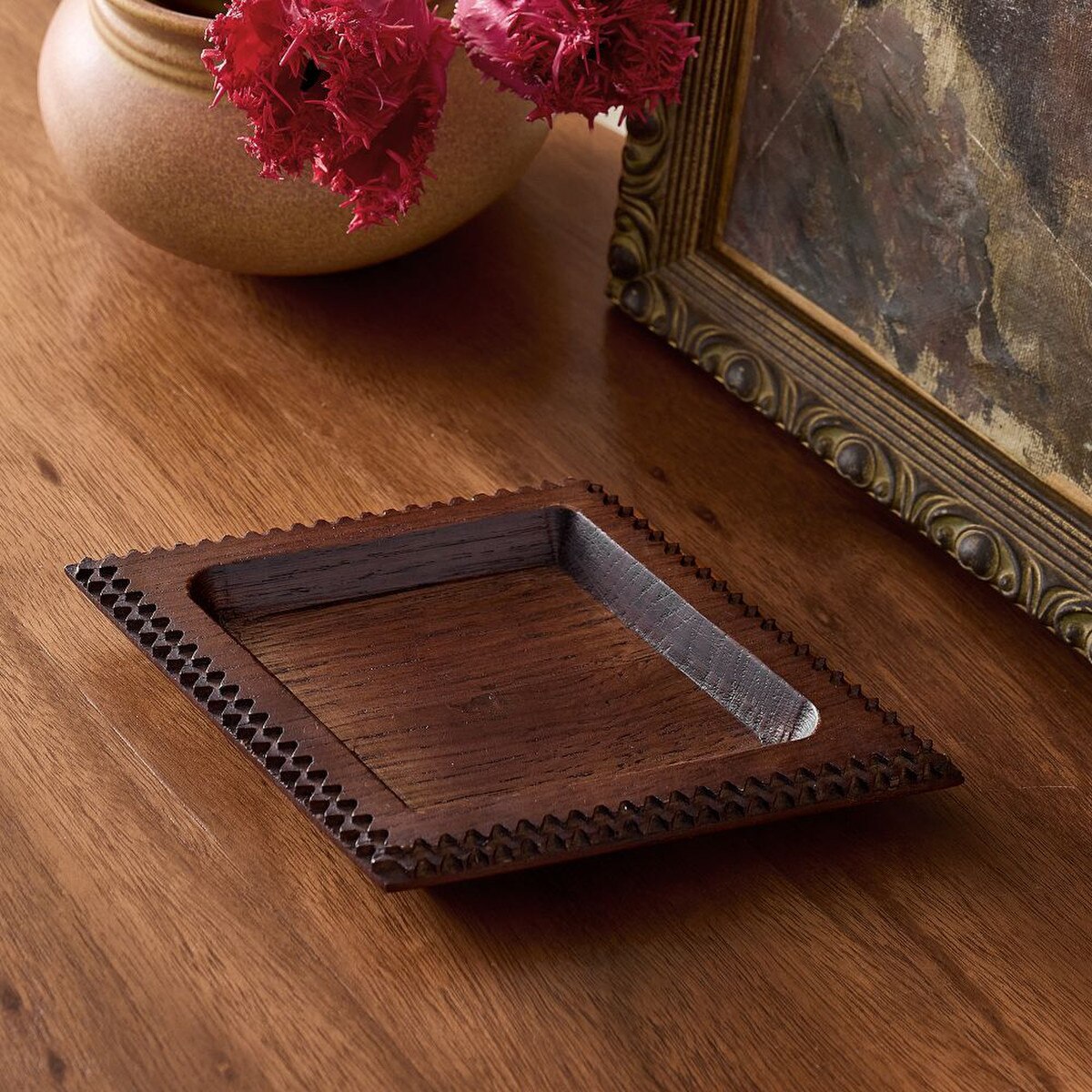 West Elm, Pierce &amp;amp; Ward Tramp Art Trinket Tray