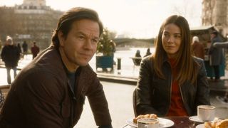 (L-R) Mark Wahlberg as Dan Morgan and Michelle Monaghan as Jessica Morgan in "The Family Plan 2"