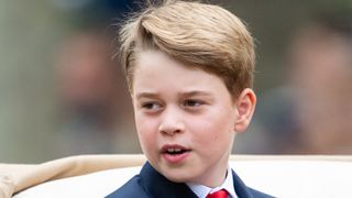 Prince George of Wales during Trooping the Colour on June 17, 2023