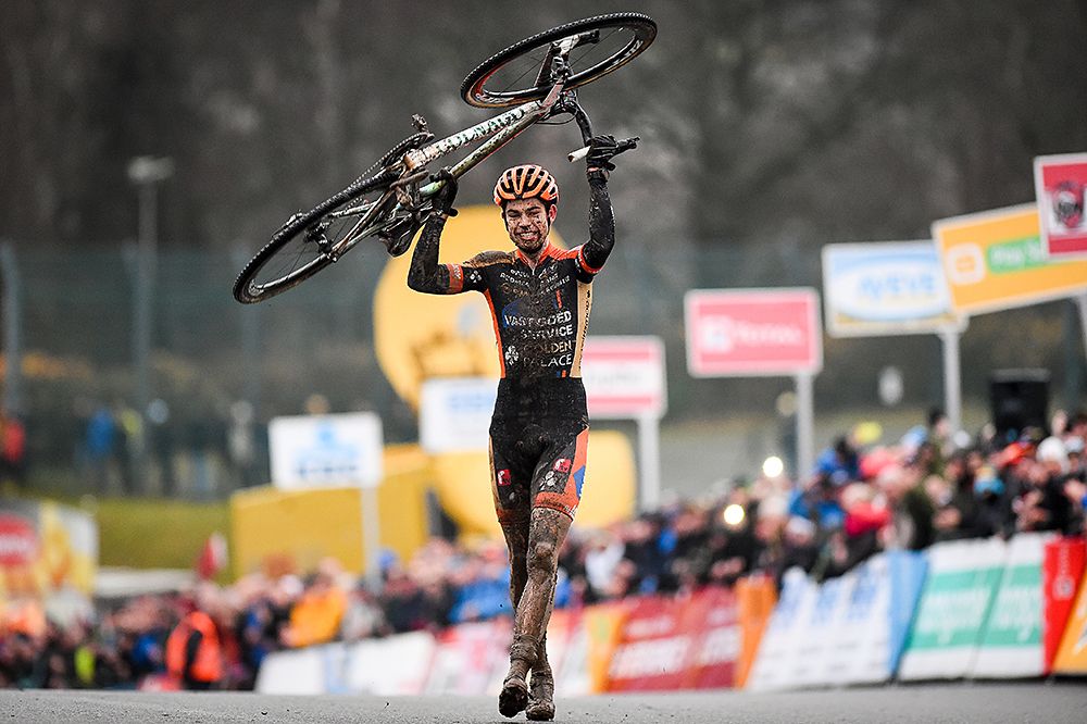 Wout Van Aert (Vastgoedservice-Golden Palace) wins Superprestige Francorchamps