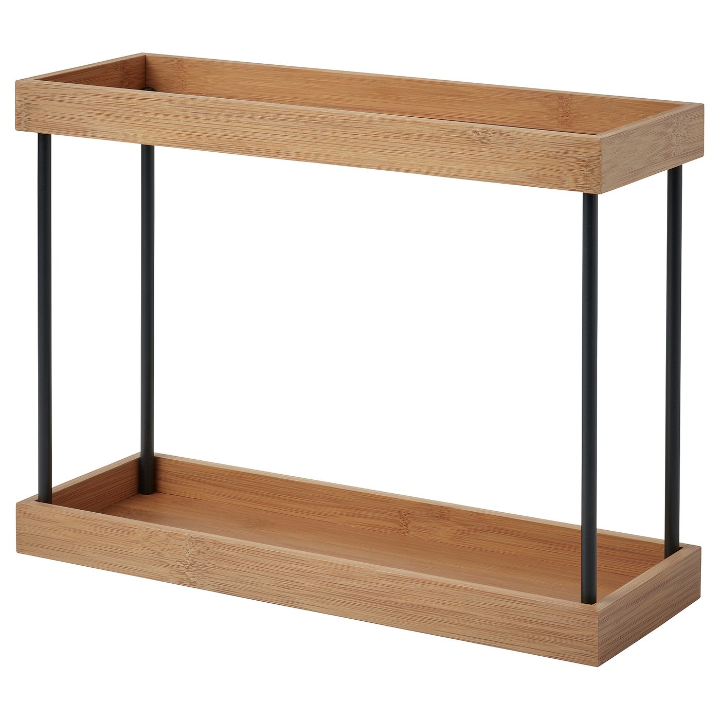 N&amp;Aring;lblecka Kitchen Countertop Organiser - Metal/bamboo 38x13x28 Cm