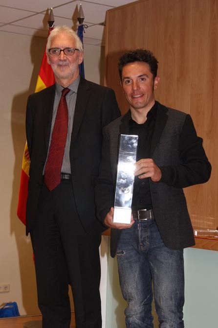 UCI president Brian Cookson and WorldTour winner Joaquim Rodriguez