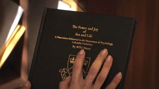 billie holds her accepted dissertation on sex/life season 2