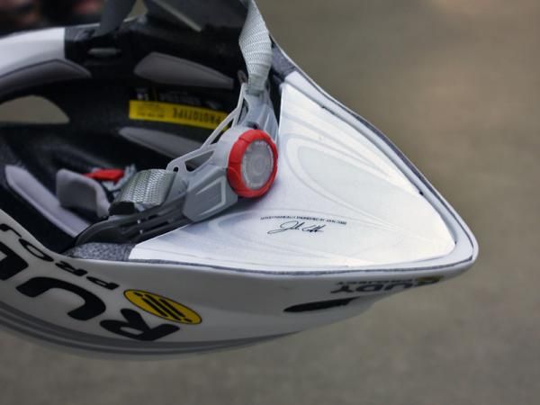 The rear lower cover reduces drag but is also removable for increased airflow in hot conditions.