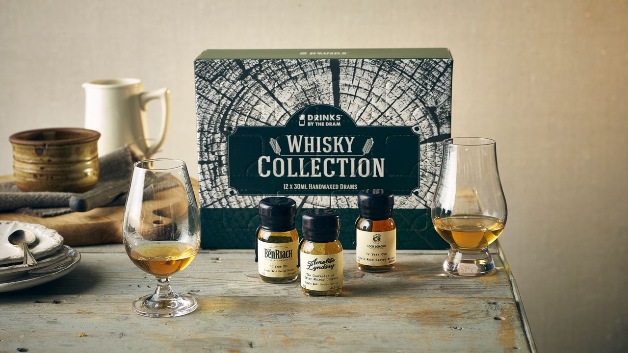 Burn&#039;s Night must-haves: 12 Dram Whisky Collection From Drinks By The Dram on table setup