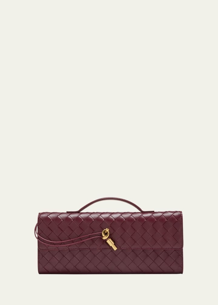 Long Andiamo Clutch Bag With Handle