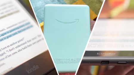 Three different views of Kindles