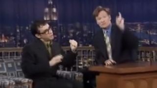 Fred Armisen as Joel appearing on Late Night with Conan O'Brien on SNL