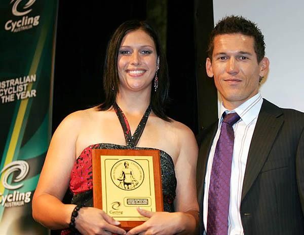 Junior female BMX cyclist, Melissa Mankowski.