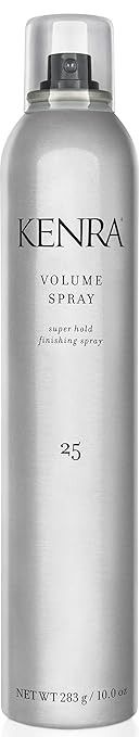 Kenra Professional, Kenra Professional Volume Spray 25 50% | Super Hold Finishing & Styling Hairspray | Flake-Free & Fast-Drying | Wind & Humidity Resistance | All Hair Types | 10 Oz