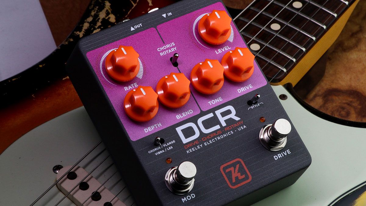Keeley combines Drive, Chorus and Rotary for versatile new DCR pedal