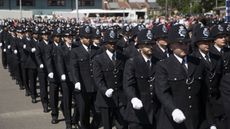 Met police cadets on parade